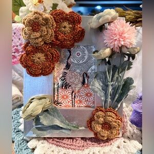 Floral Crochet Art Frame